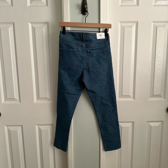 NWT H&M Rhinestones Skinny Ankle High Waist Jeans Size: 29 - Picture 5 of 10